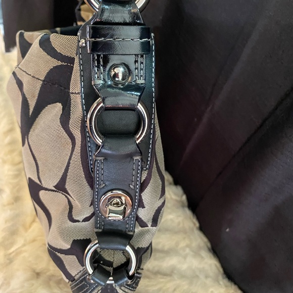 Coach black and grey hobo - Picture 7 of 7